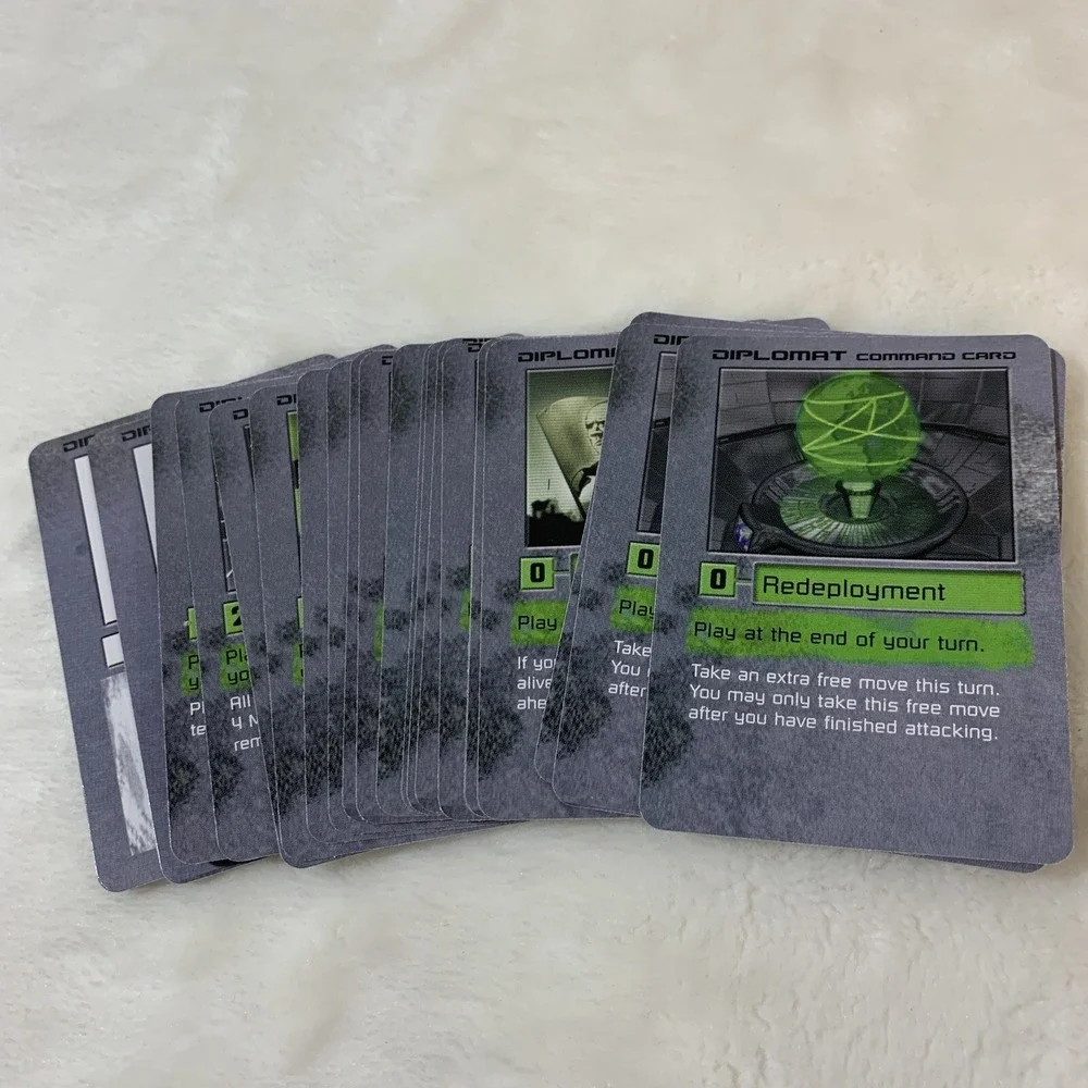 Avalon Hill Hasbro 2007 Risk 2210 AD Replacement‎  22 Diplomat Command Cards